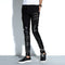 Pantalones de Cuero PU Ajustados Estilo Motociclista