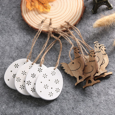 Adornos Colgantes Decorativos de Madera para Pascua - Image 13
