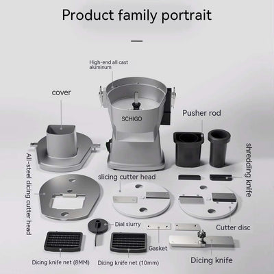 Cortadora Eléctrica Multifunción para Frutas y Verduras Uso Comercial - Image 5