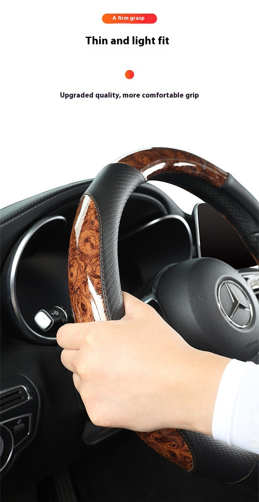 Funda de Volante de Cuero Premium Cristal Año Nuevo - Image 22