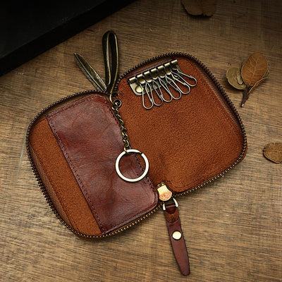 Llavero de Cuero Genuino para Hombre - Diseño Artesanal Personalizado - Image 6