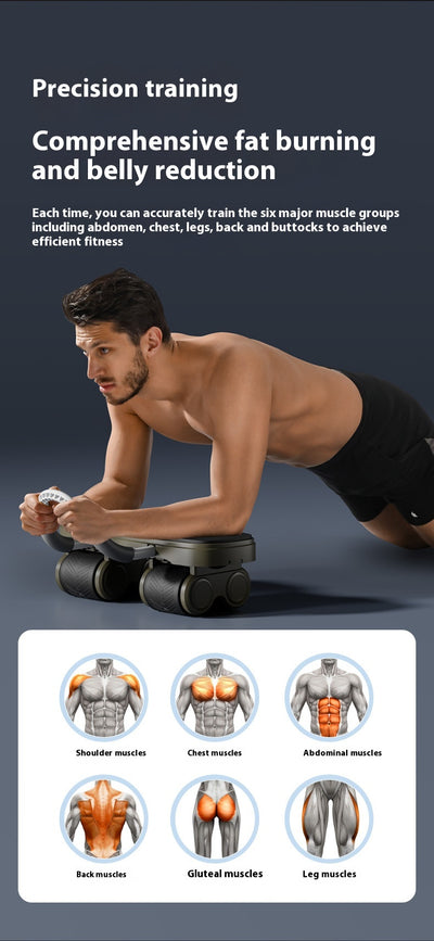 Rueda Abdominal Automática de 4 Ruedas con Rebote Inteligente - Image 13