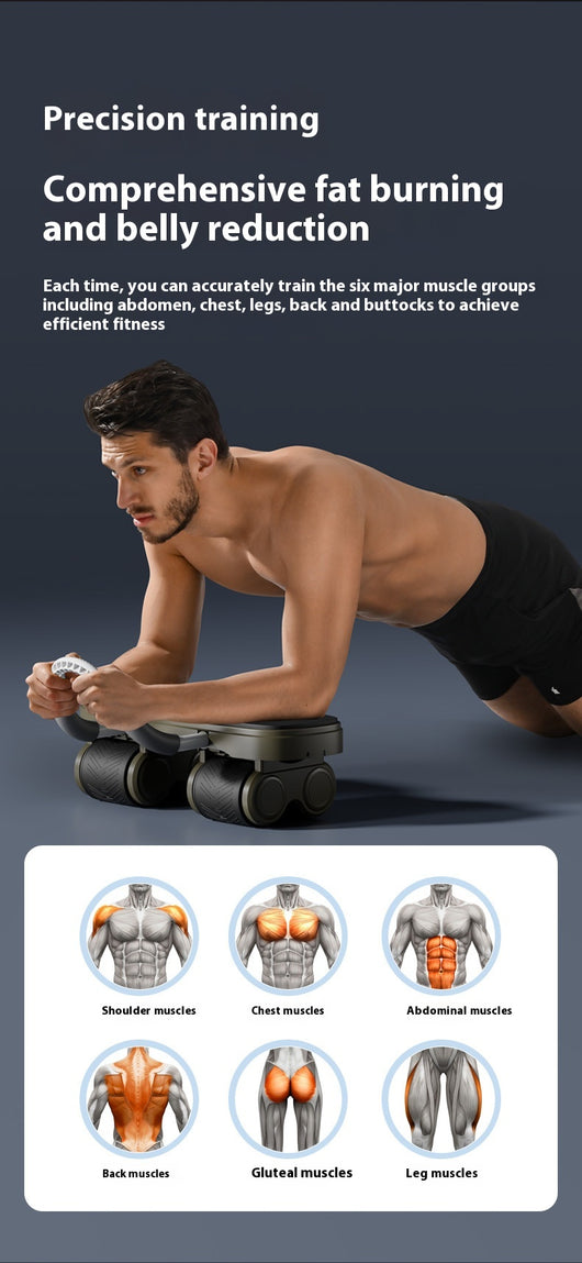 Rueda Abdominal Automática de 4 Ruedas con Rebote Inteligente - Image 13
