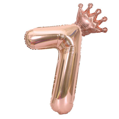 Globo Corona Digital Aluminio Oro Rosa - Image 19