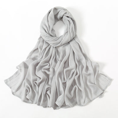 Pañuelo Modal Rayon Malayo Indonesio Colores Sólidos Transpirable - Image 52