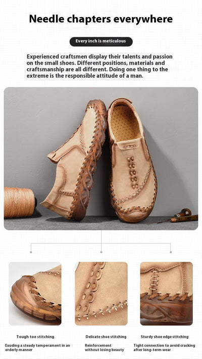 Zapatos Casuales Slip-on de Cuero Reforzado Premium - Image 29