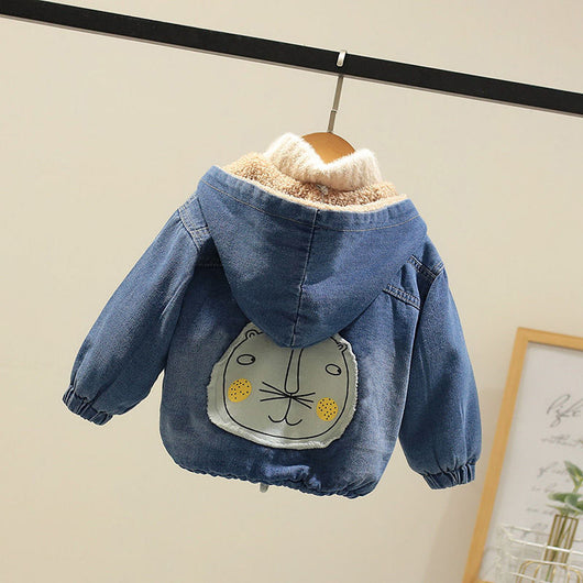 Chaqueta Denim Casual Acolchada para Niños - Image 11