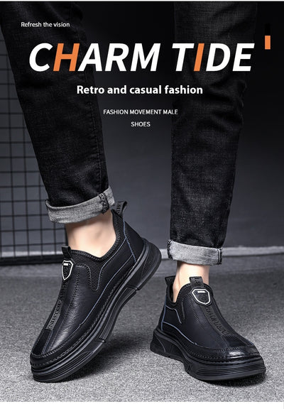 Zapatos Casuales de Hombre Lisos - Cómodos para Uso Diario - Image 26