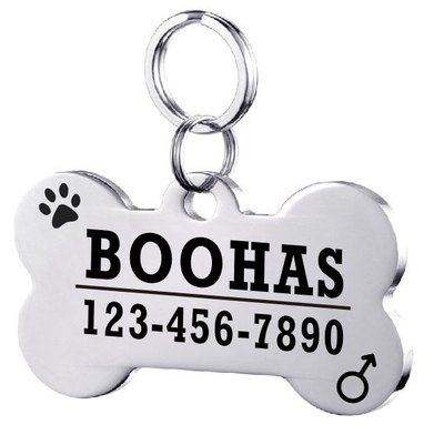 Placa de Identificación para Perro en Acero Inoxidable Personalizada - Image 42