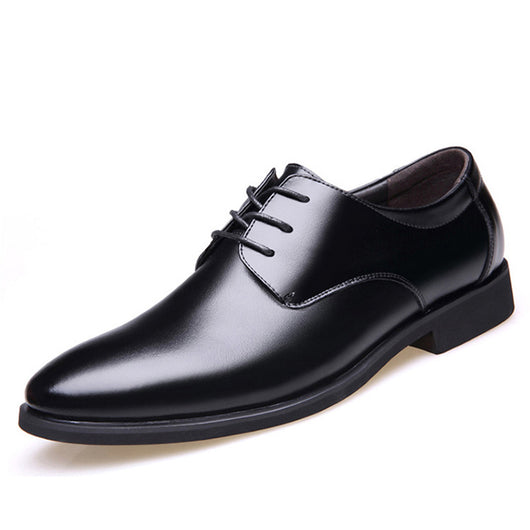 Zapatos Formales de Cuero con Punta Afilada - Image 4