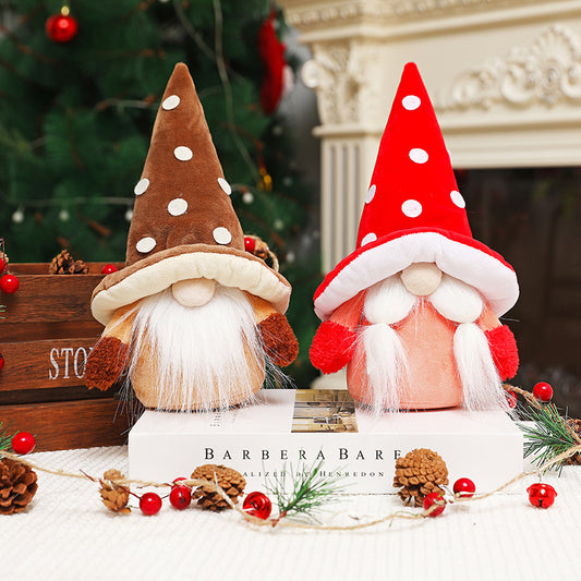 Decoración Navideña Reno Rudolph Terciopelo Suave para Vitrinas