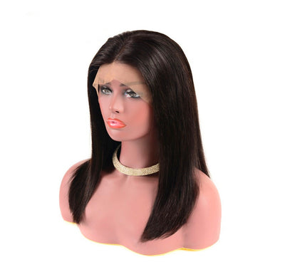 Peluca de Cabello Humano Brasileño 13x4 Liso - Image 3