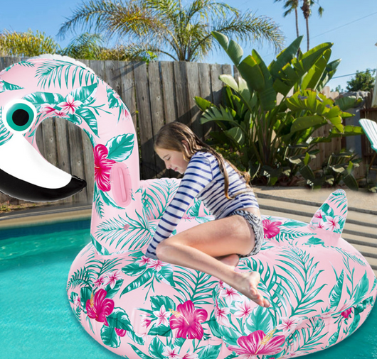 Flotador Inflable Flamenco Rosa para Adultos - Tubo de Piscina Premium - Image 4