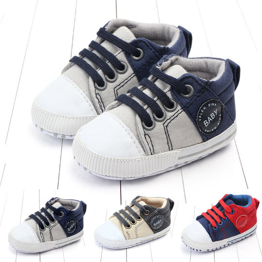 Zapatos de Lona Suave para Bebés y Niños Pequeños