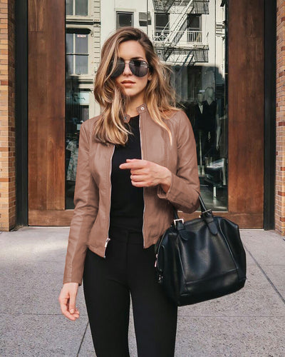 Blazer de Cuero PU para Mujer - Colección Otoño Invierno - Image 11