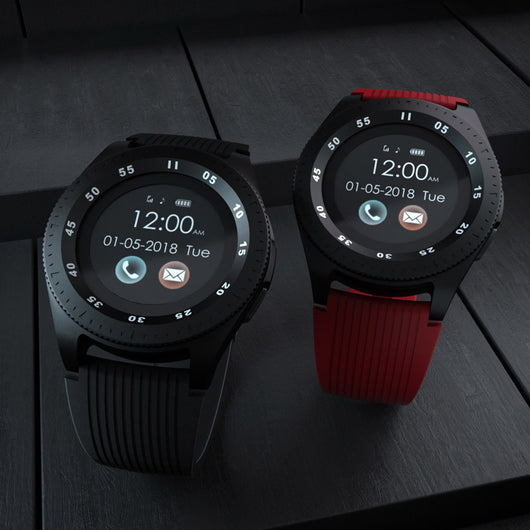 Reloj Inteligente 1.3" con Pantalla Redonda, Llamadas, SOS y Monitor de Pasos