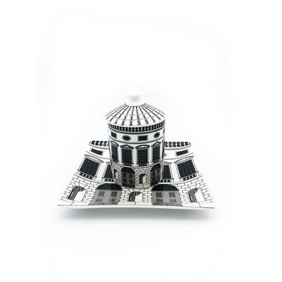 Tazas y Platillos con Diseño Clásico de Arquitectura - Image 9
