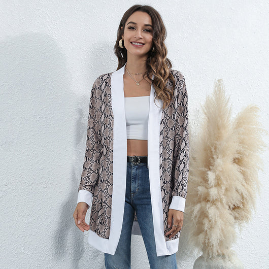 Cardigan Tejido Estampado Leopardo Tie-Dye Navideño - Image 8