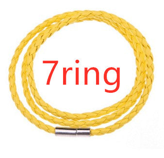 Pulsera de Cuero Trenzado Personalizada para Hombre con Nombre y Acero Inoxidable - Image 82