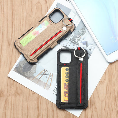 Funda para móvil con correa de cuero y protección premium - Image 8