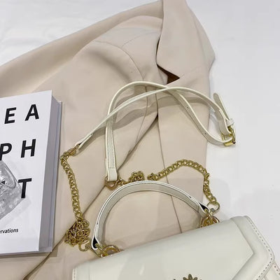 Bolso Cuadrado Portátil con Doble Compartimento Abatible - Image 14