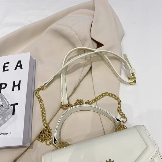 Bolso Cuadrado Portátil con Doble Compartimento Abatible - Image 14