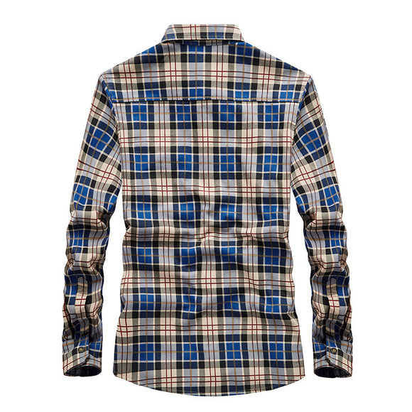 Camisa de Cuadros Casual para Hombre