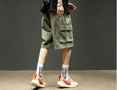 Pantalones Cortos Cargo con Múltiples Bolsillos para Hombre - Verano - Image 12