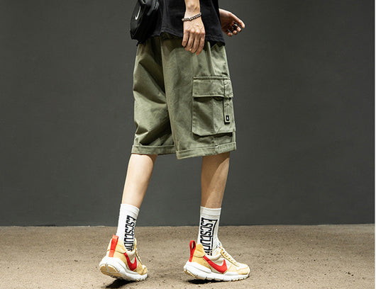 Pantalones Cortos Cargo con Múltiples Bolsillos para Hombre - Verano - Image 12
