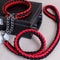 Perro Collar Negro Rojo L
