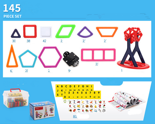 Bloques Magnéticos para Construcción Infantil - Set Educativo - Image 9