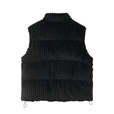 Chaleco Acolchado Polar para Hombre - Abrigo Casual Grueso de Cuello Alto - Image 8