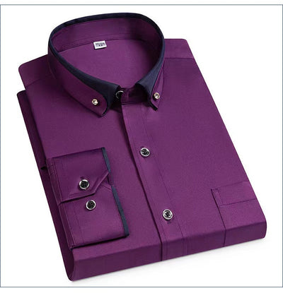 Camisa Ejecutiva Manga Larga sin Planchado - Image 21