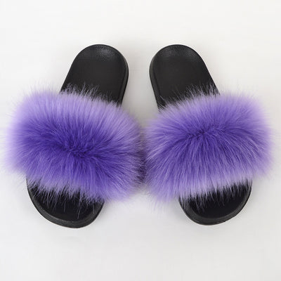 Pantuflas de Pelaje Sintético para Mujer - Cómodas, Antideslizantes y Acogedoras - Image 15