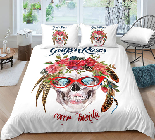 Juego de Cama Estampado 3D Calavera - Funda Nórdica, Sábana y Fundas de Almohada - Image 19