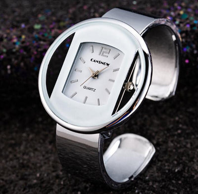 Reloj de Lujo para Mujer - Pulsera Elegante Dorado y Plateado - Image 10