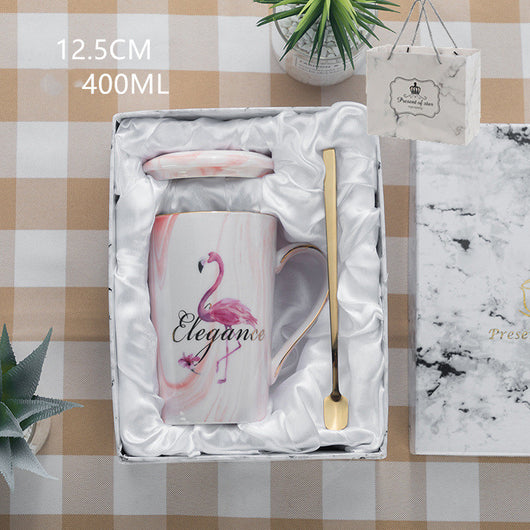 Taza Térmica de Cerámica con Tapa y Cuchara - Image 7