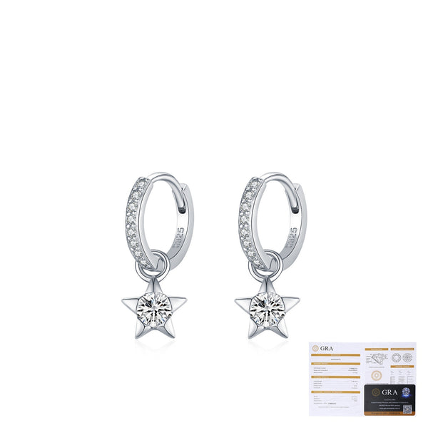 Aretes de Plata S925 con Diamantes Brillantes Estilo Urbano Versátil - Image 6