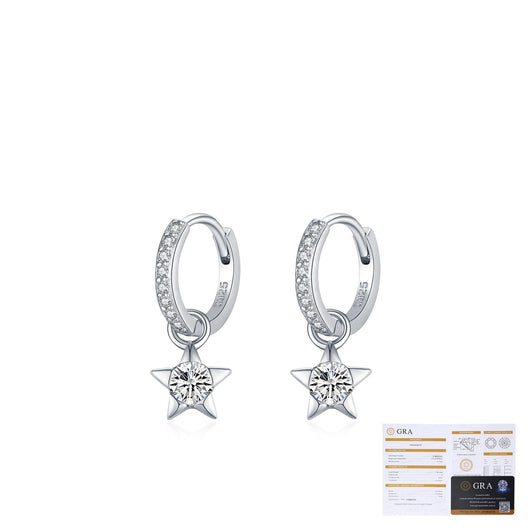 Aretes de Plata S925 con Diamantes Brillantes Estilo Urbano Versátil - Image 6