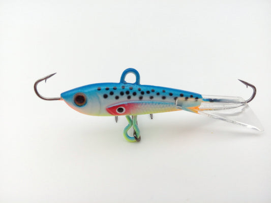 Anzuelo Artificial de Plomo para Pesca en Hielo - 4 Colores, 60mm, 10.5g - Image 2