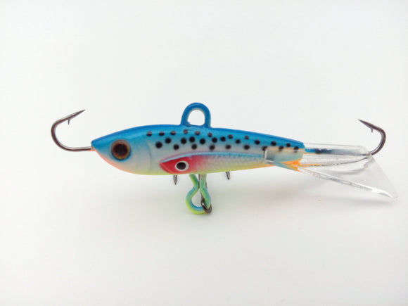 Anzuelo Artificial de Plomo para Pesca en Hielo - 4 Colores, 60mm, 10.5g