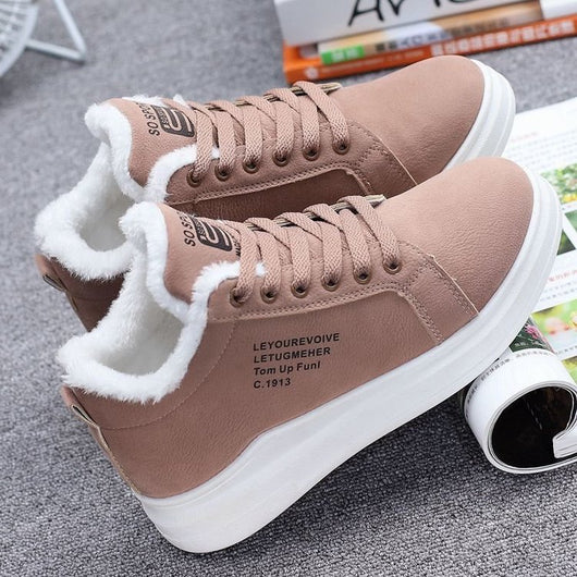 Zapatillas Deportivas Cálidas Acolchadas para Mujer Talla Grande - Image 3