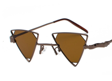 Gafas de Sol Punk Triángulo Hueco - Estilo Europeo Metálico - Image 16