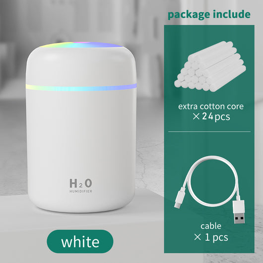 White cylindrical cotton wick, likely a replacement part for a humidifier or aroma diffuser. - Image 35