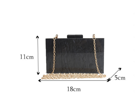 Bolso de Mano Mármol Acrílico Lujo para Mujer - Image 7