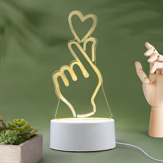 Lámpara LED 3D Nocturna USB - Luz Ambiental para Dormitorio - Image 3
