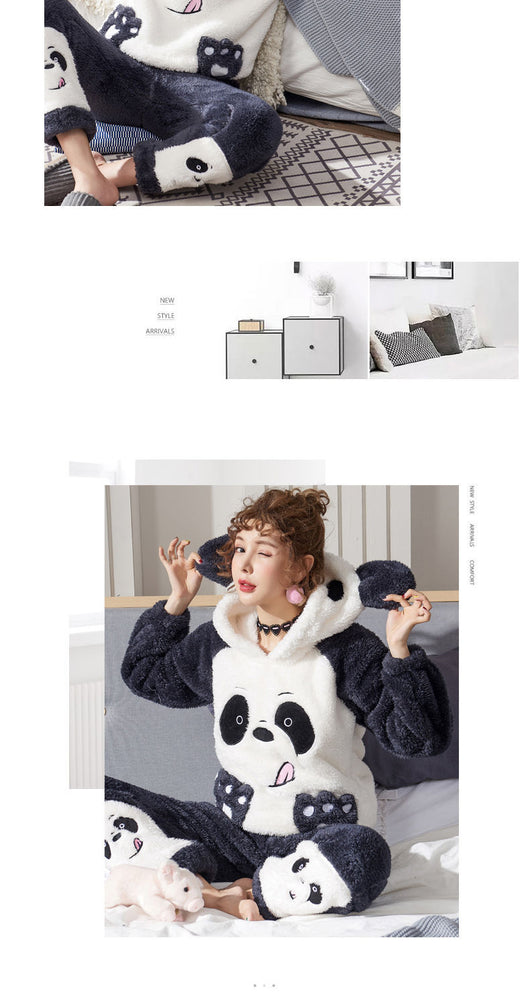 Pijama para Parejas Otoño Invierno Coral - Image 8