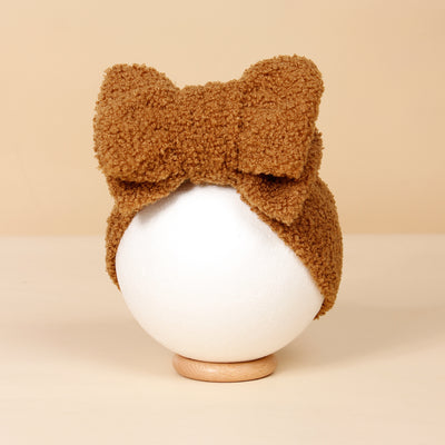 Diadema Infantil de Lana Polar con Lazo Doble Capa - Image 14