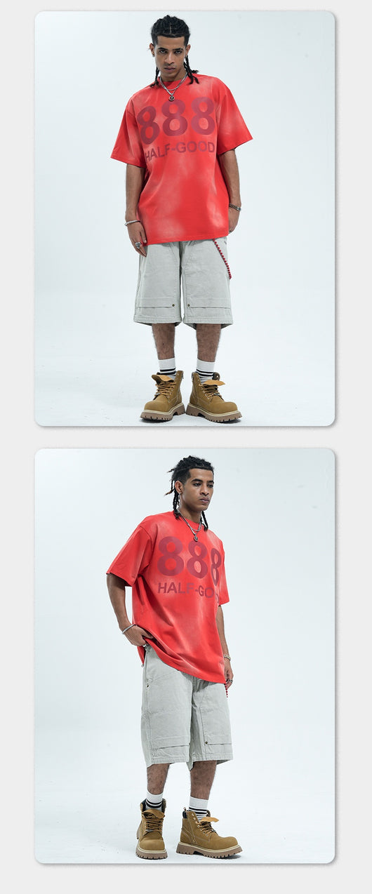 Camiseta Manga Corta Estampada para Hombre - Comodidad de Verano - Image 9