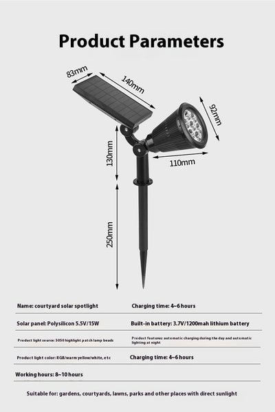 Lámpara Solar LED para Jardín - Iluminación Exterior Súper Brillante e Impermeable - Image 23